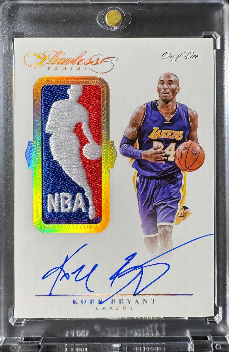 Kobe Bryant 2015-16 Panini Flawless Logoman Autograph 1/1 Kobe Bryant card from Card Ladder