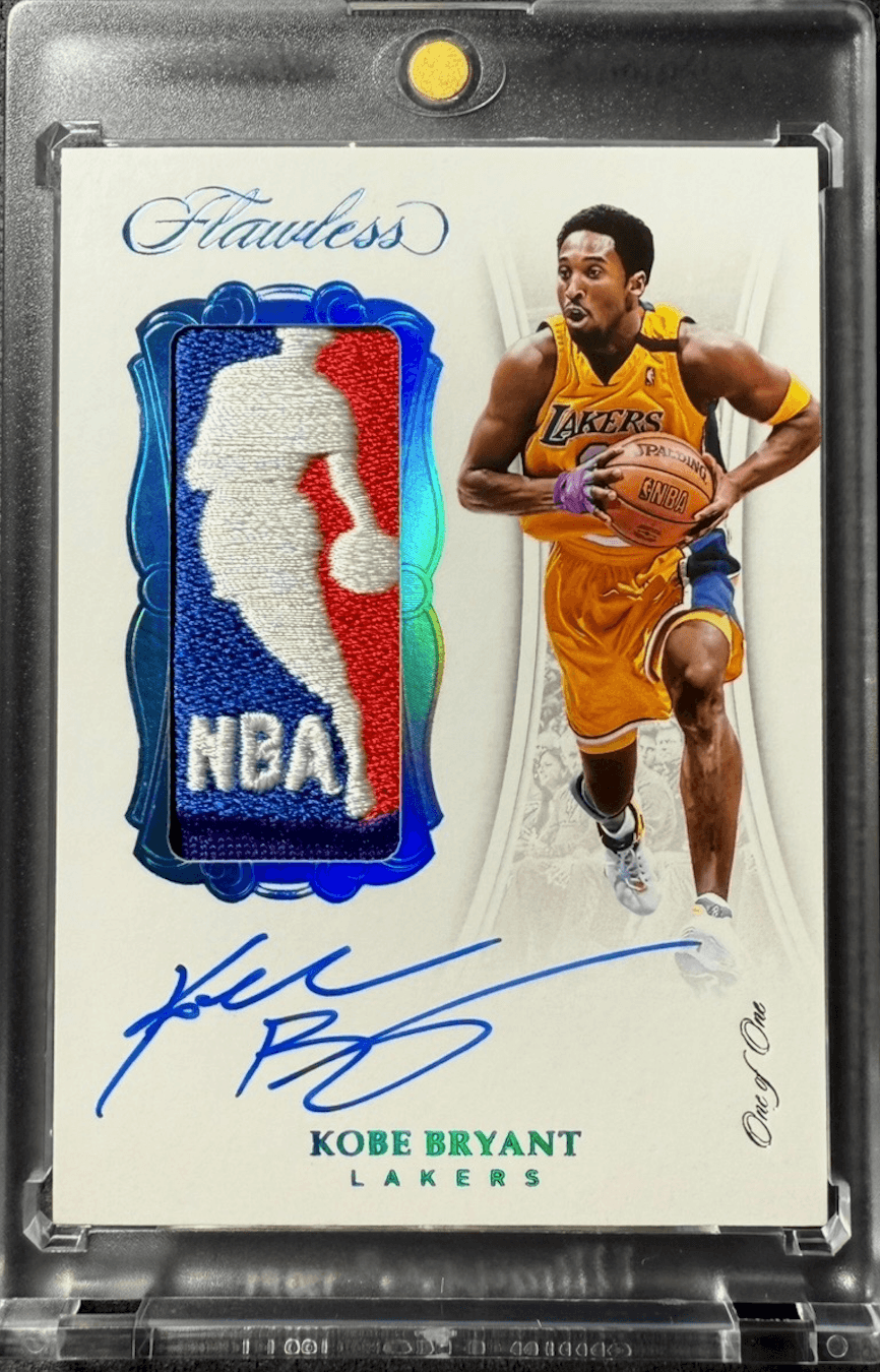 Kobe Bryant 2017-18 Flawless Logoman Autograph 1/1 card from Card Ladder