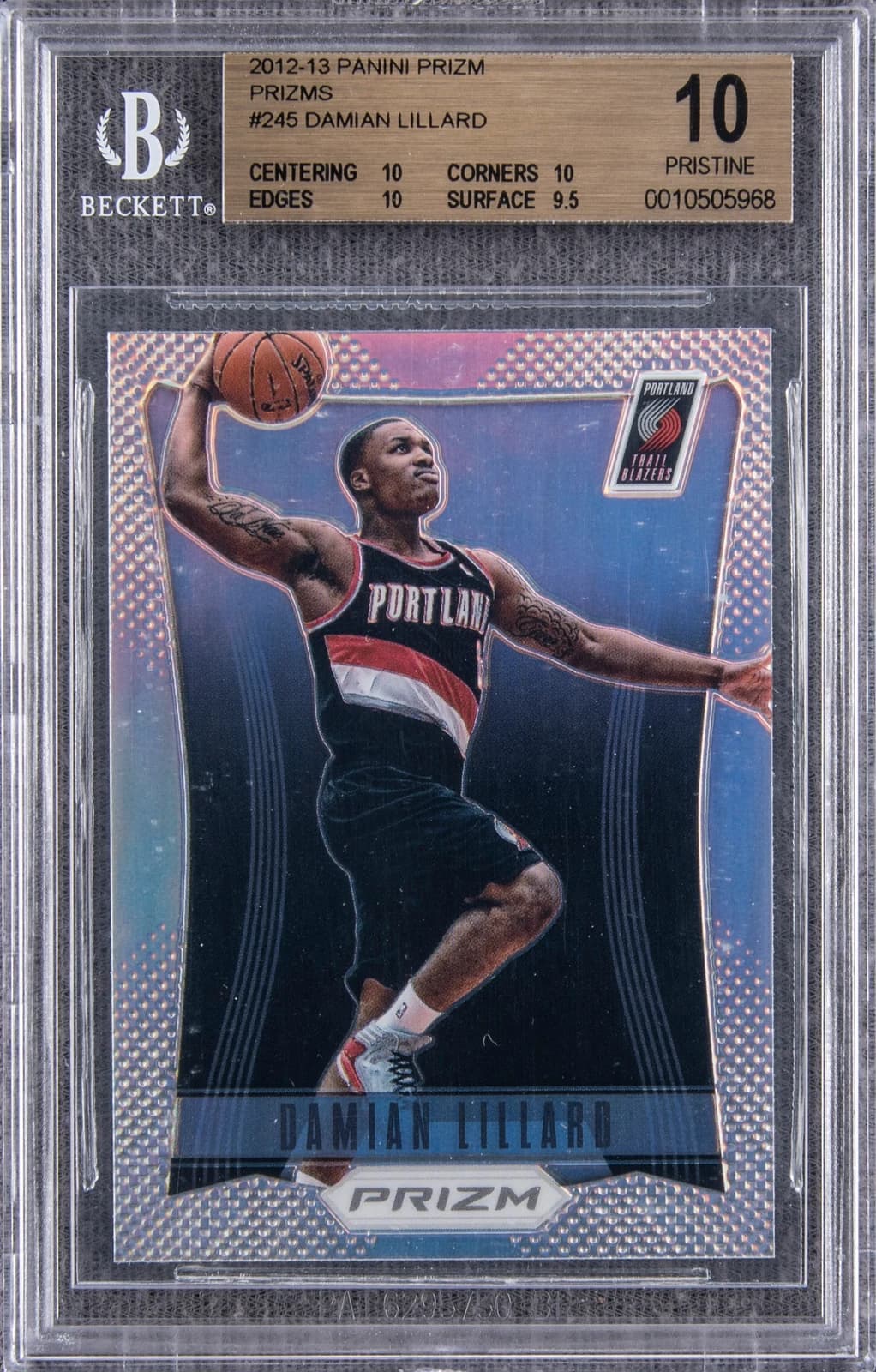 Damian Lillard 2012-13 Panini Prizm Silver #245 example