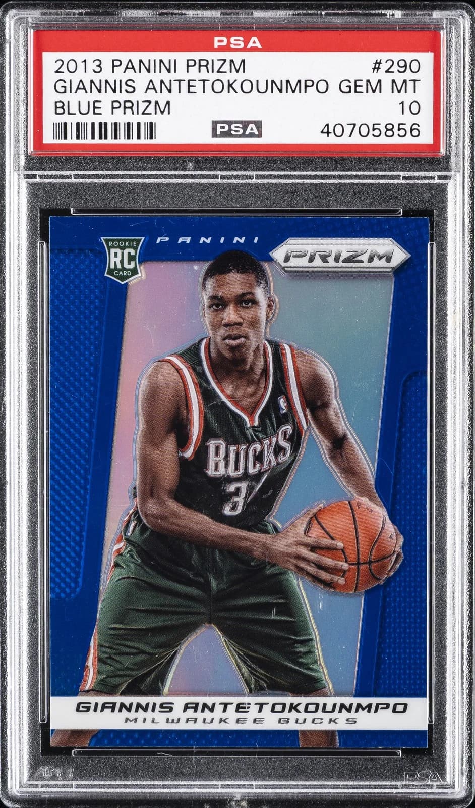 Giannis Antetokounmpo 2013-14 Panini Prizm Blue #290 example