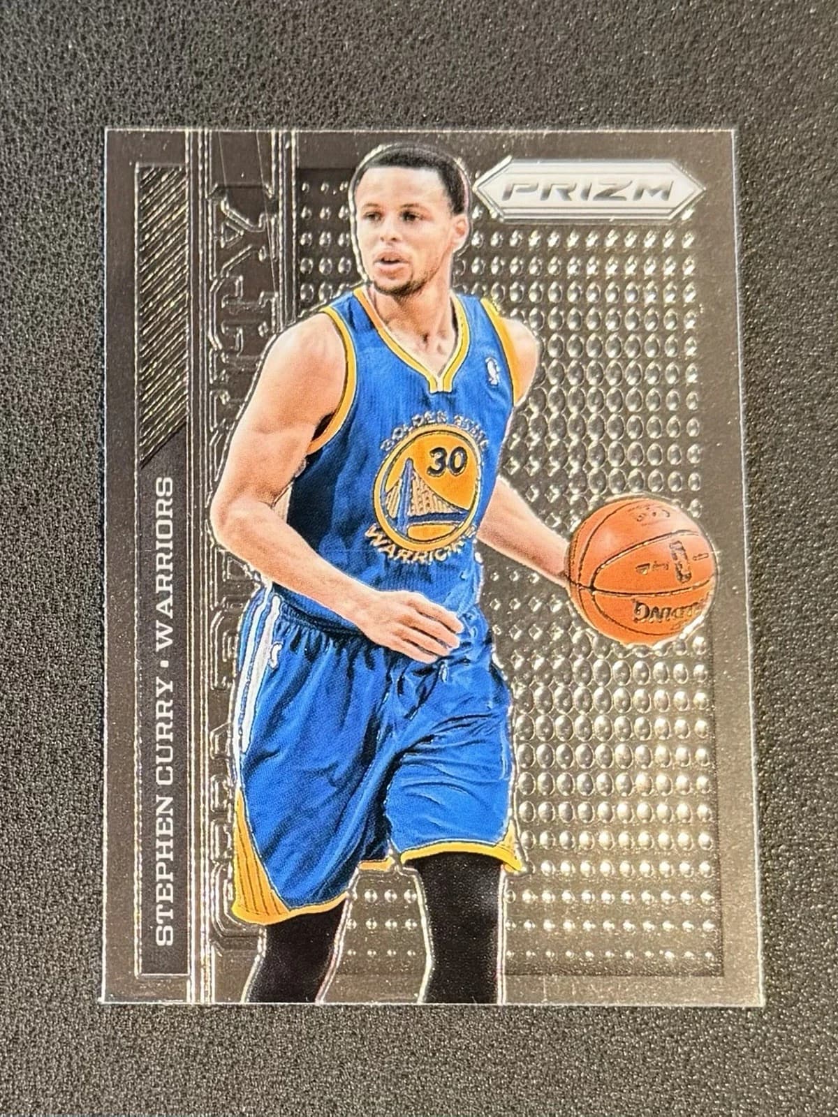 2013-14 Panini Prizm Guard Duty Base Stephen Curry #9 clean example scan