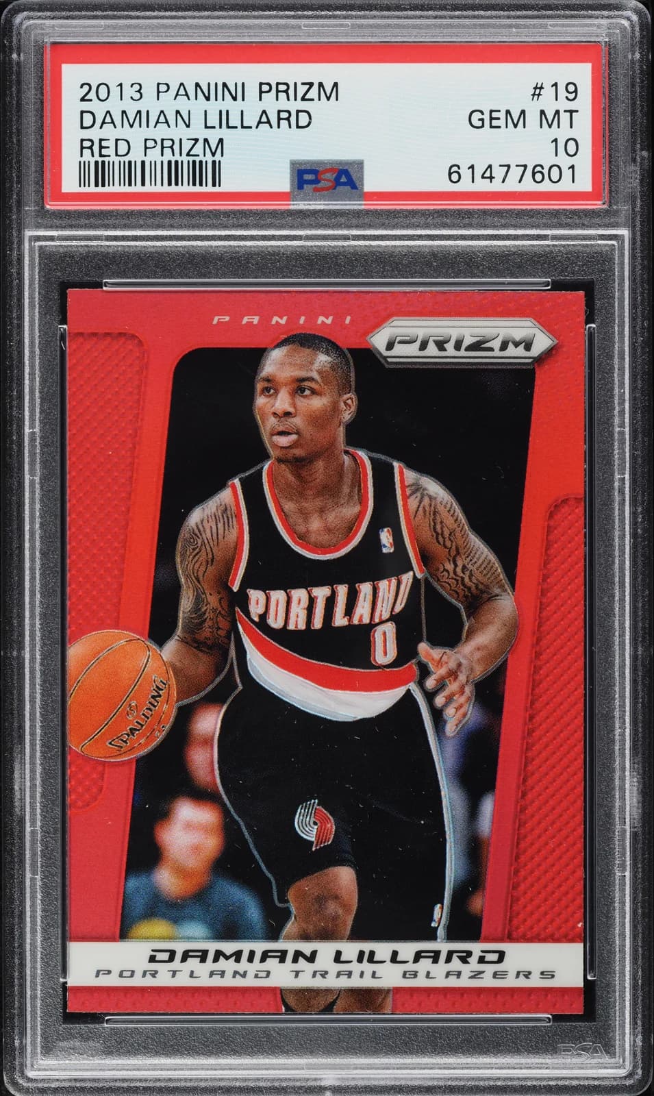 Damian Lillard 2013-14 Panini Prizm Red #19 example