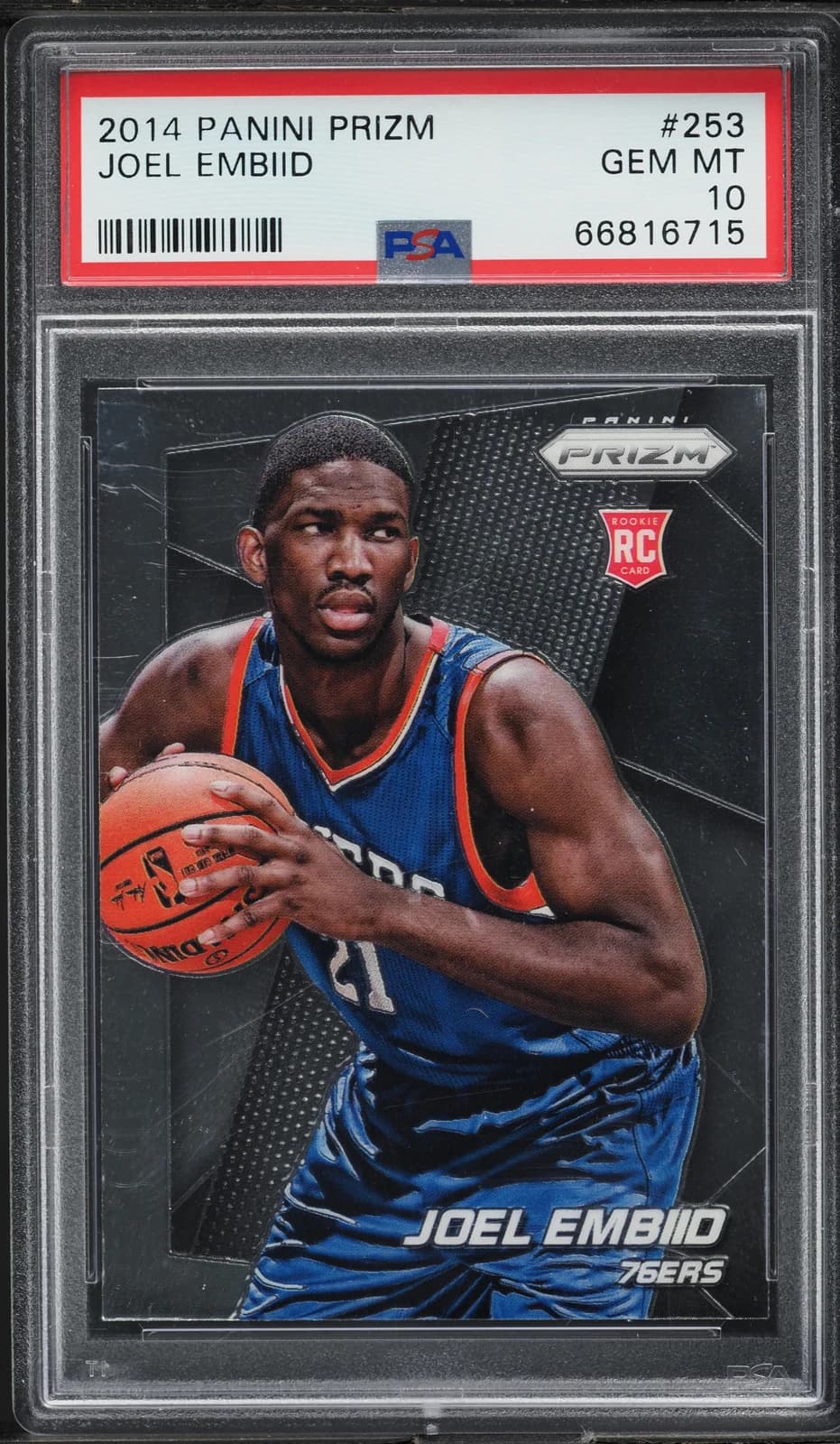 Joel Embiid 2014-15 Panini Prizm Base #253 example
