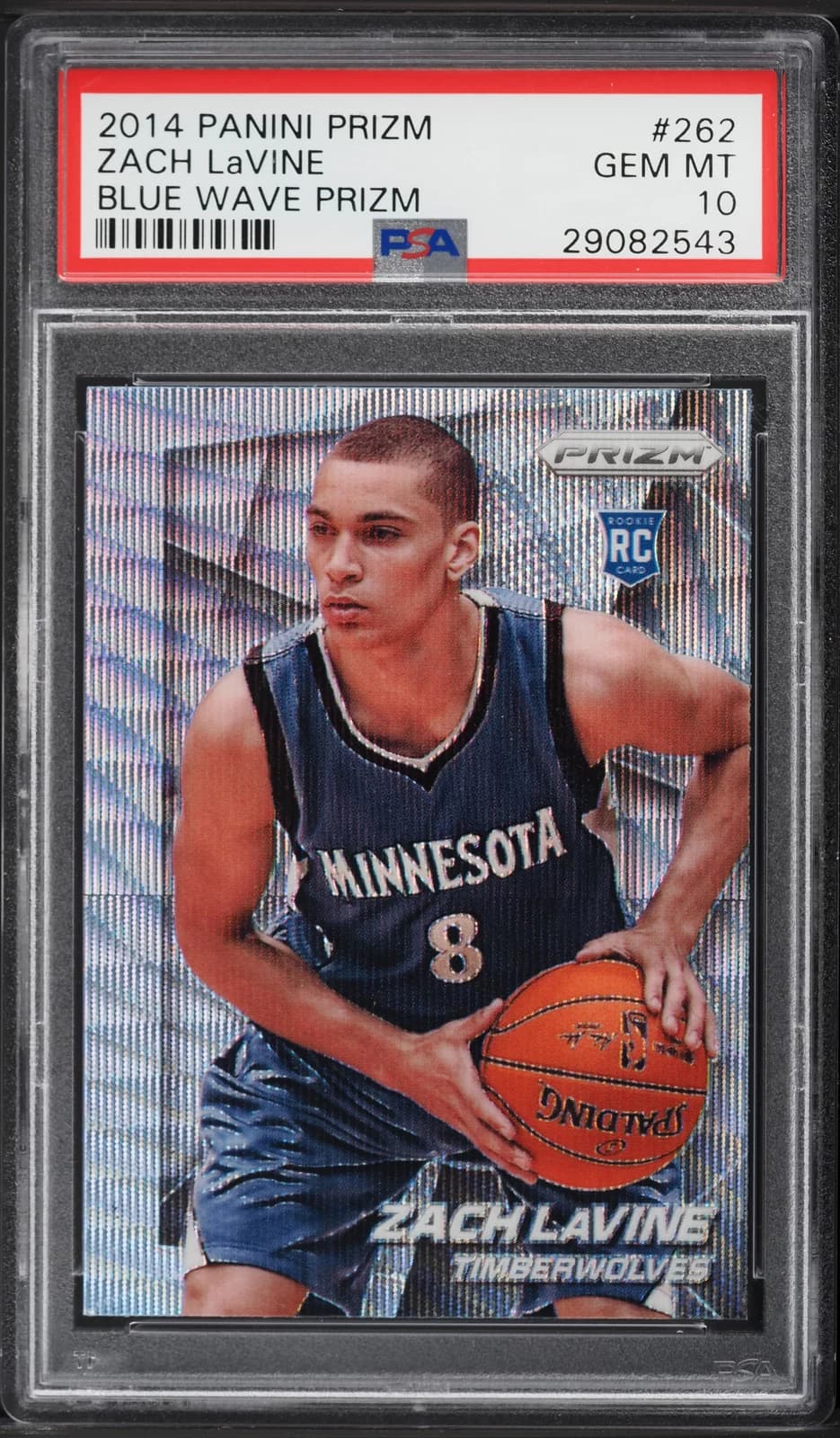 Zach LaVine 2014-15 Panini Prizm Blue Wave #262 example