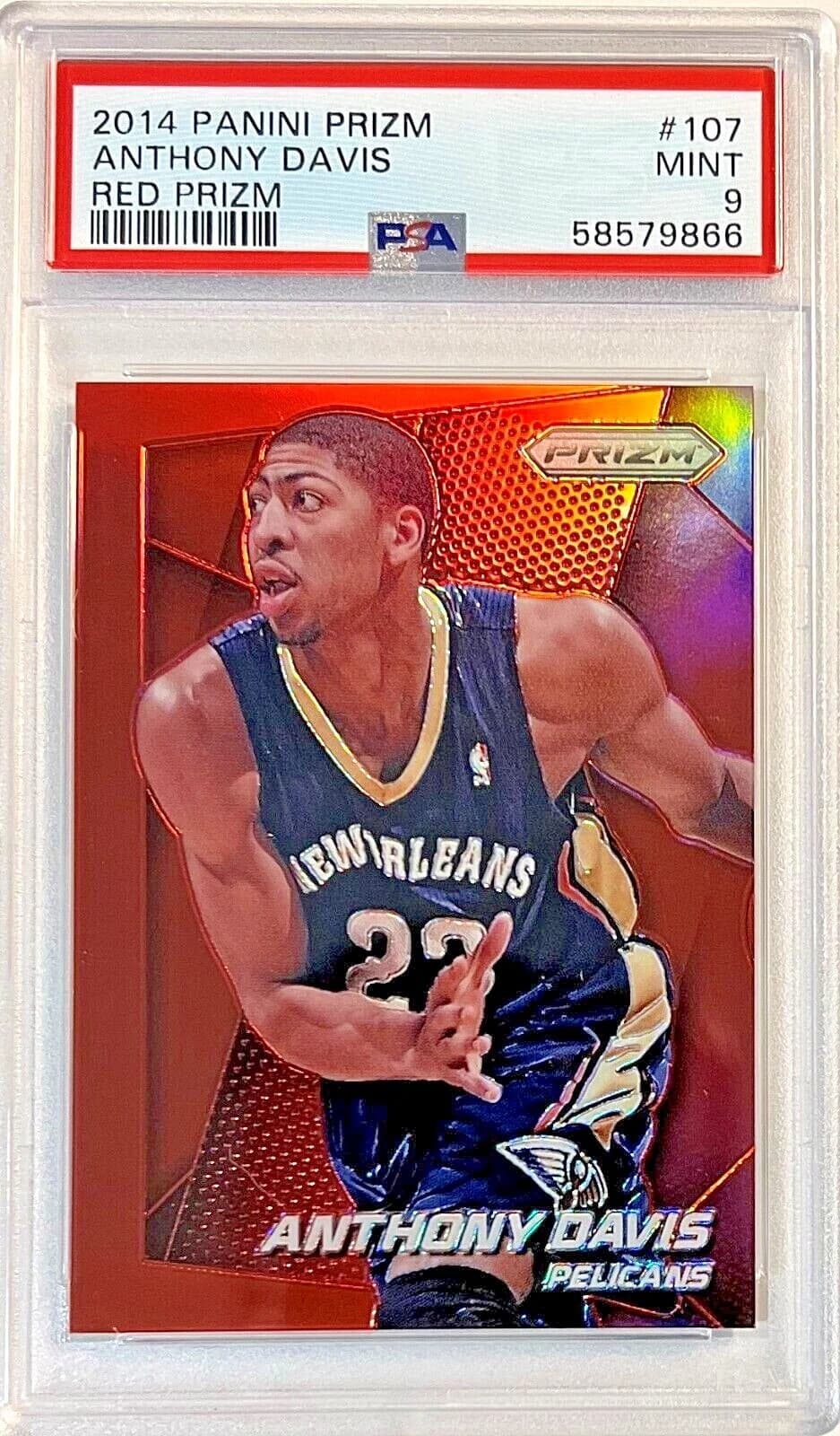 Anthony Davis 2014-15 Panini Prizm Red /49 #107 example