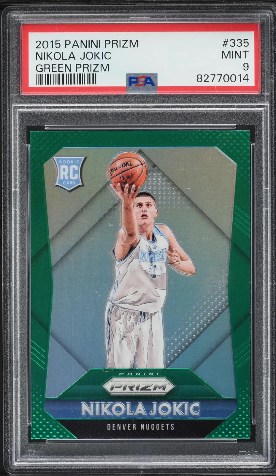 Nikola Jokic 2015-16 Panini Prizm Green #335 example