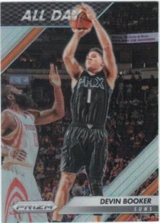 2016-17 Panini Prizm All Day Base Devin Booker #10 clean example scan