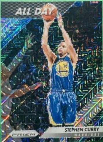 2016-17 Panini Prizm All Day Mojo Stephen Curry #13 clean example scan