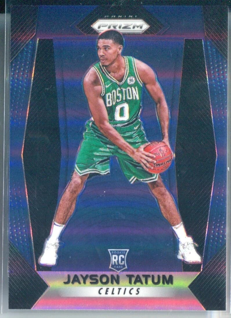 Jayson Tatum 2017-18 Panini Prizm Blue /199 #16 example