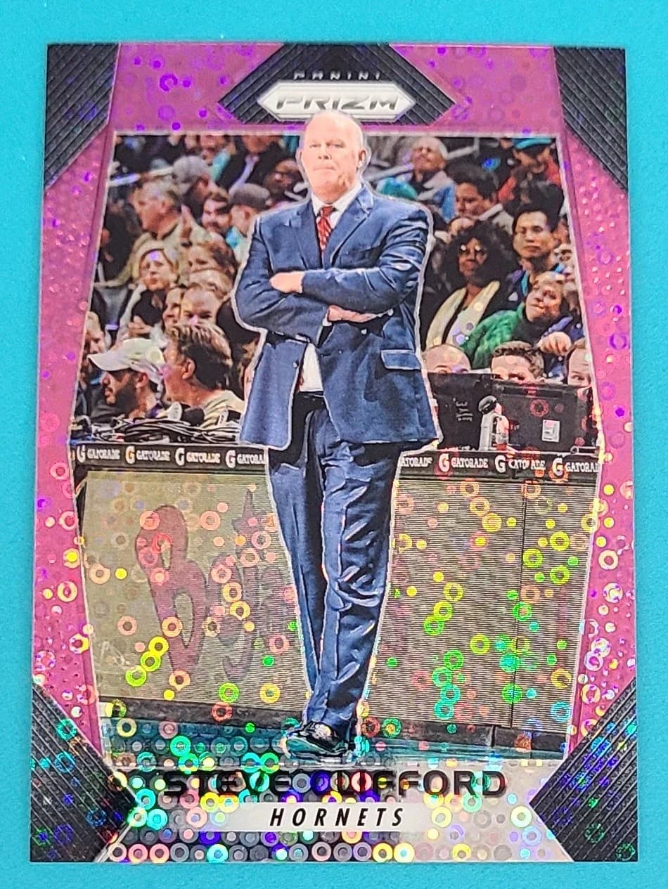 Steve Clifford 2017-18 Panini Prizm Fast Break Pink /50 #240 example