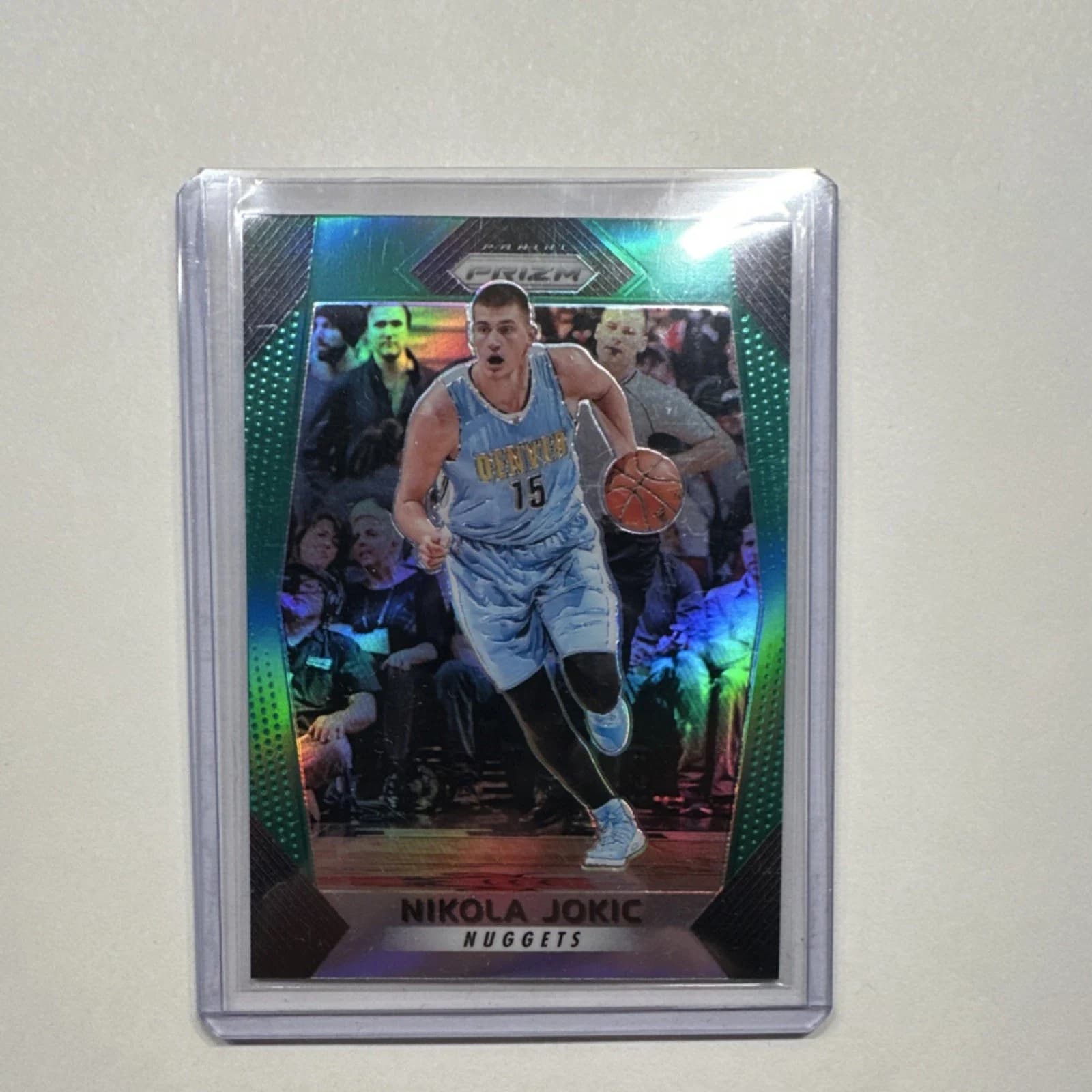 Nikola Jokic 2017-18 Panini Prizm Green #166 example