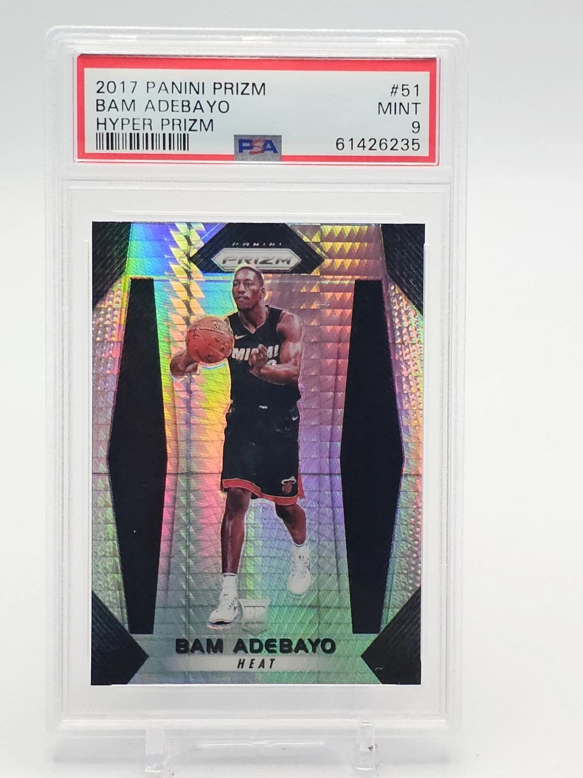 Bam Adebayo 2017-18 Panini Prizm Hyper #51 example