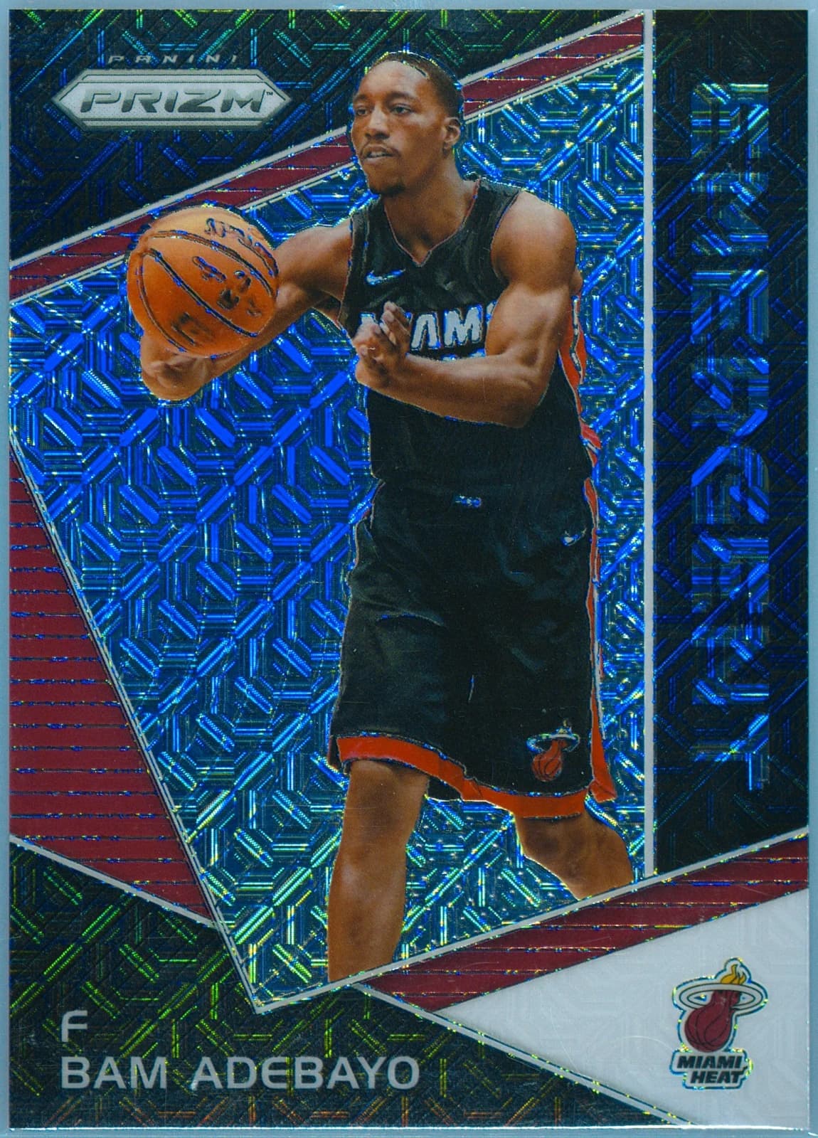 2017-18 Panini Prizm Emergent Mojo Prizms Bam Adebayo #EMBAM clean example scan