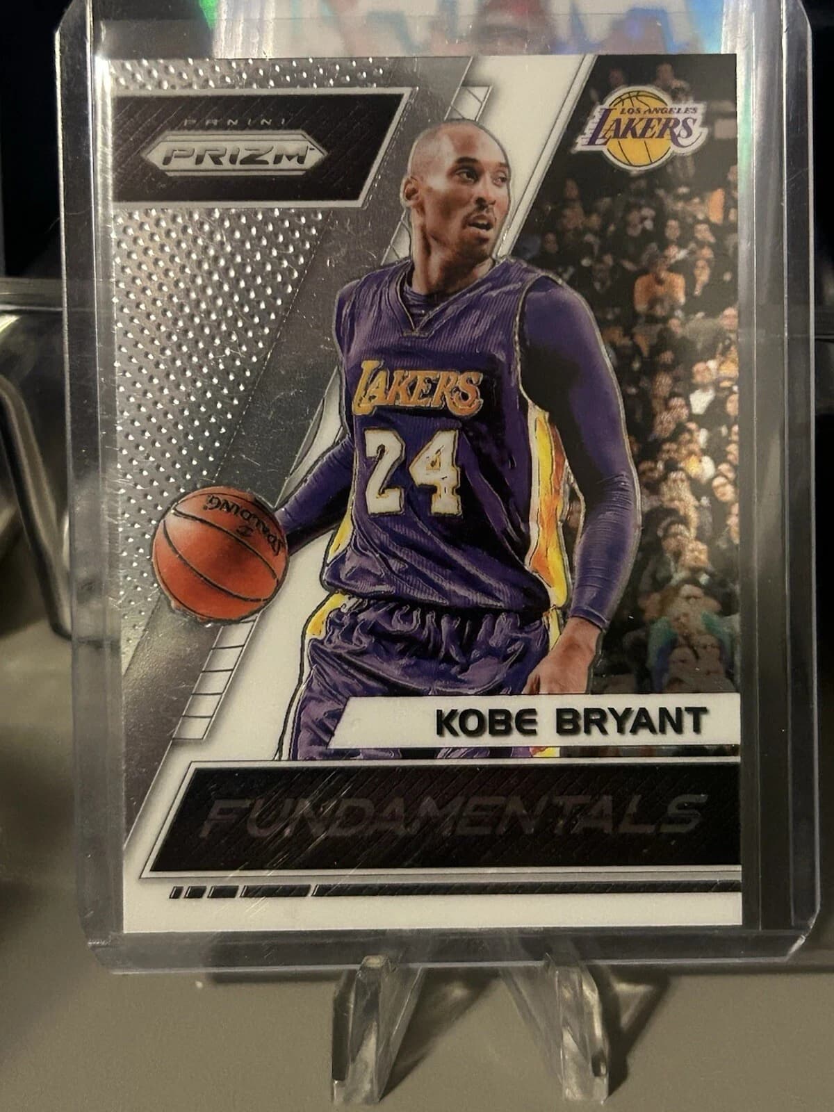 2017-18 Panini Prizm Fundamentals Base Kobe Bryant #2 clean example scan