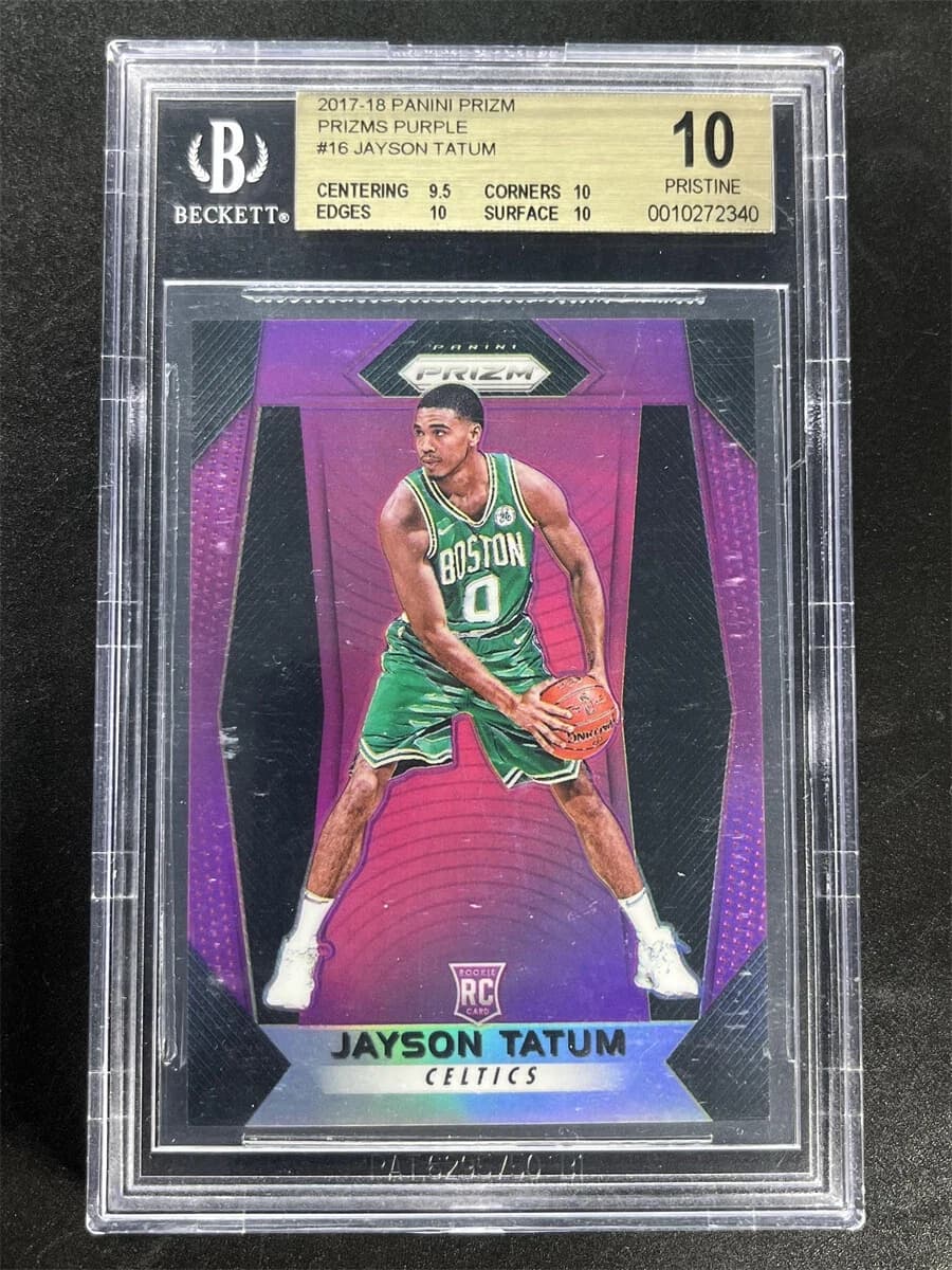 Jayson Tatum 2017-18 Panini Prizm Purple /75 #16 example
