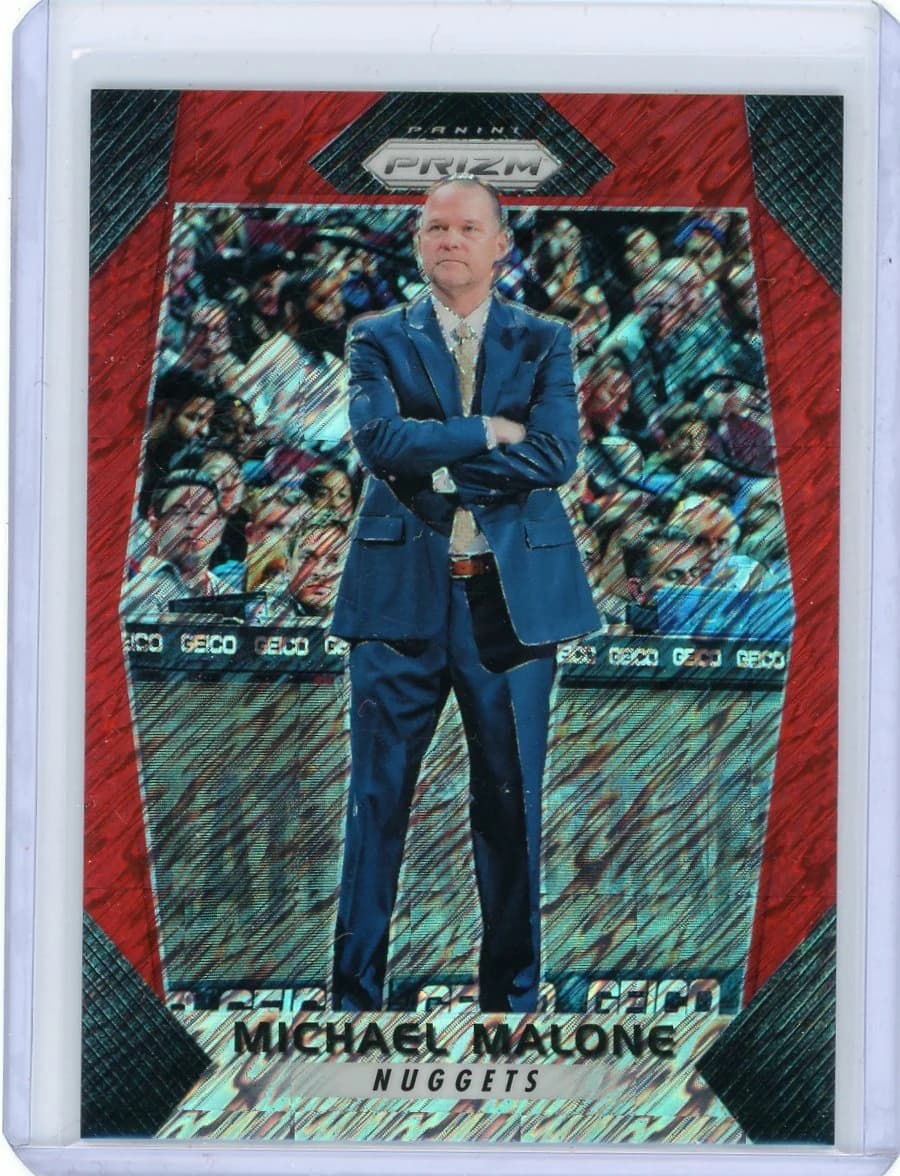 Michael Malone 2017-18 Panini Prizm Red Shimmer /8 #170 example