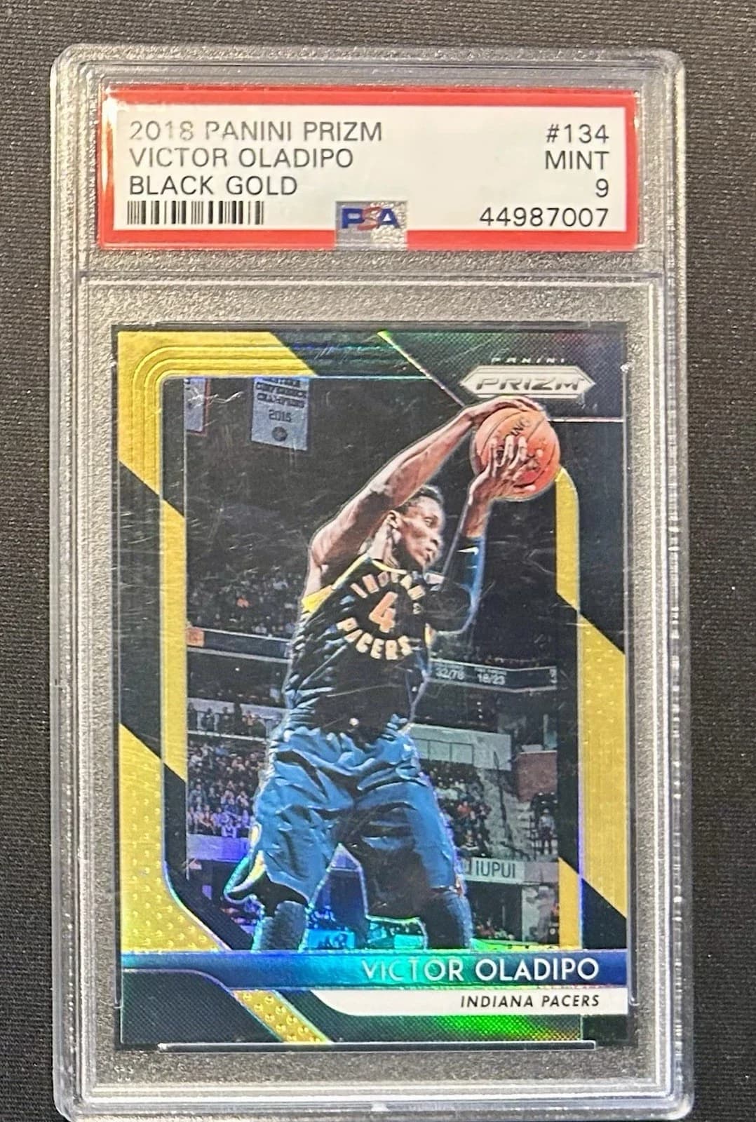 Victor Oladipo 2018-19 Panini Prizm Black Gold /5 #134 example