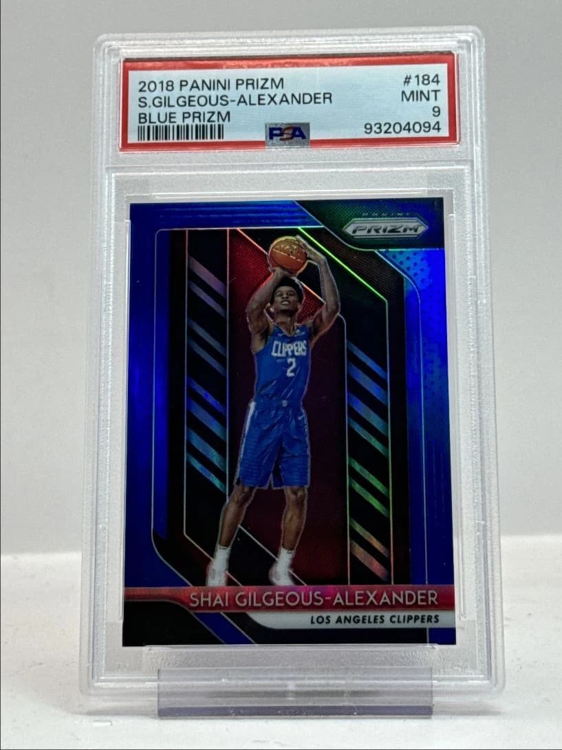 Shai Gilgeous-Alexander 2018-19 Panini Prizm Blue /199 #184 example