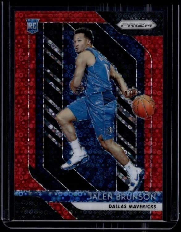 Jalen Brunson 2018-19 Panini Prizm Fast Break Red /125 #250 example