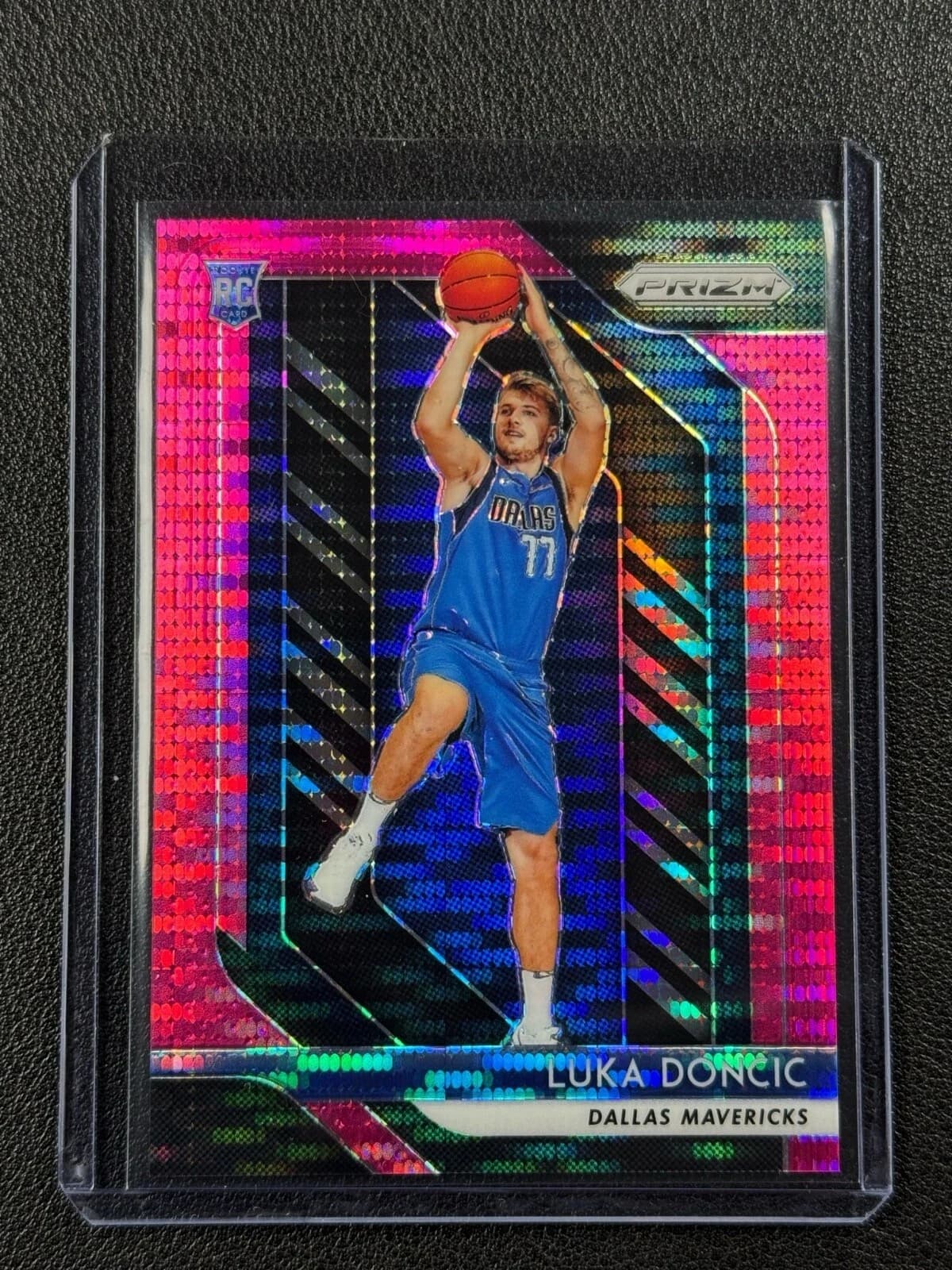 Luka Doncic 2018-19 Panini Prizm Pink Pulsar /42 #280 example