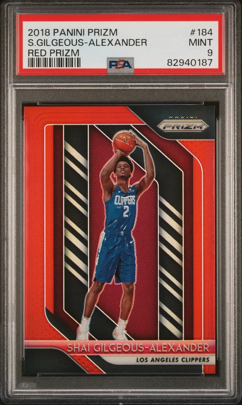 Shai Gilgeous-Alexander 2018-19 Panini Prizm Red /299 #184 example