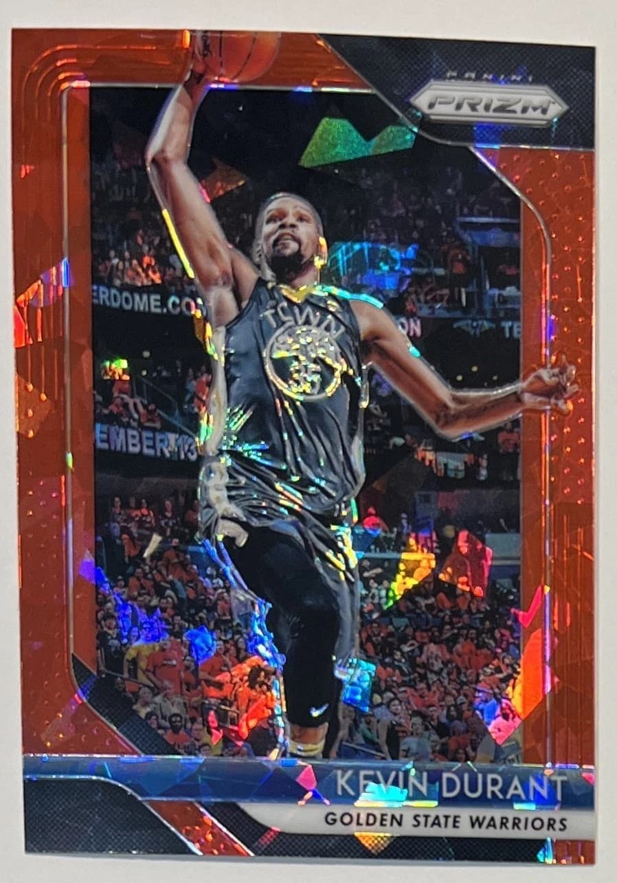 Kevin Durant 2018-19 Panini Prizm Red Ice #252 example