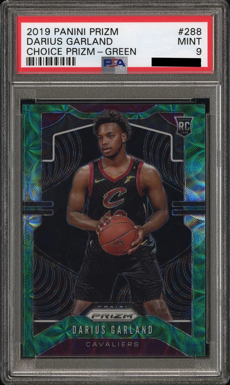 2019-20 Panini Prizm Choice Green /8 Darius Garland #288 example