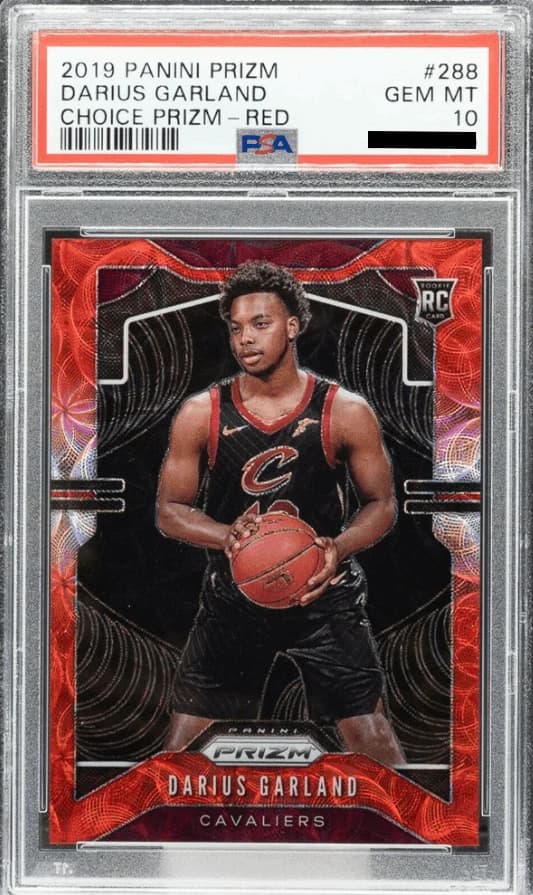 2019-20 Panini Prizm Choice Red /88 Darius Garland #288 example