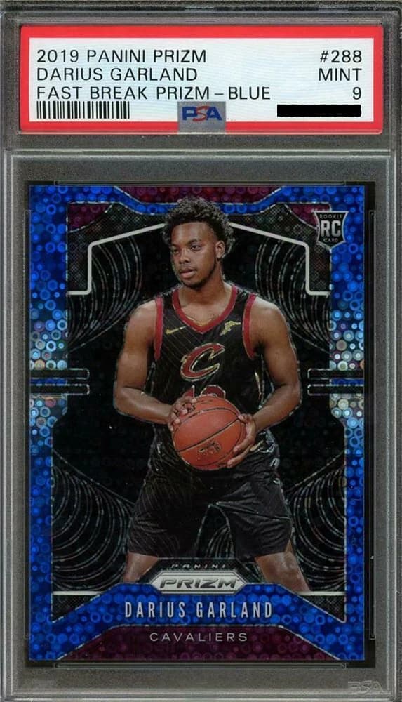 2019-20 Panini Prizm Fast Break Blue /175 Darius Garland #288 example
