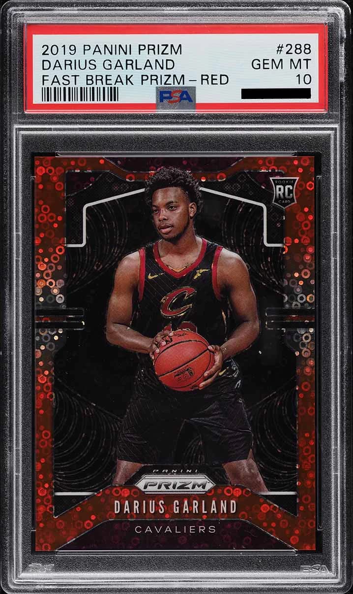 2019-20 Panini Prizm Fast Break Red /125 Darius Garland #288 example