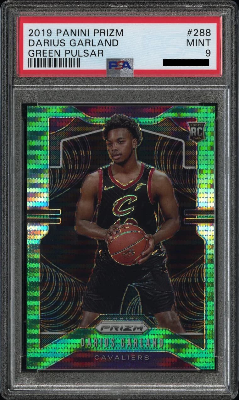 2019-20 Panini Prizm Green Pulsar /25 Darius Garland #288 example