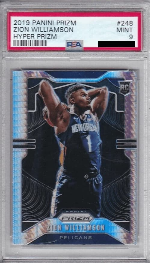 2019-20 Panini Prizm Hyper Zion Williamson #248 example