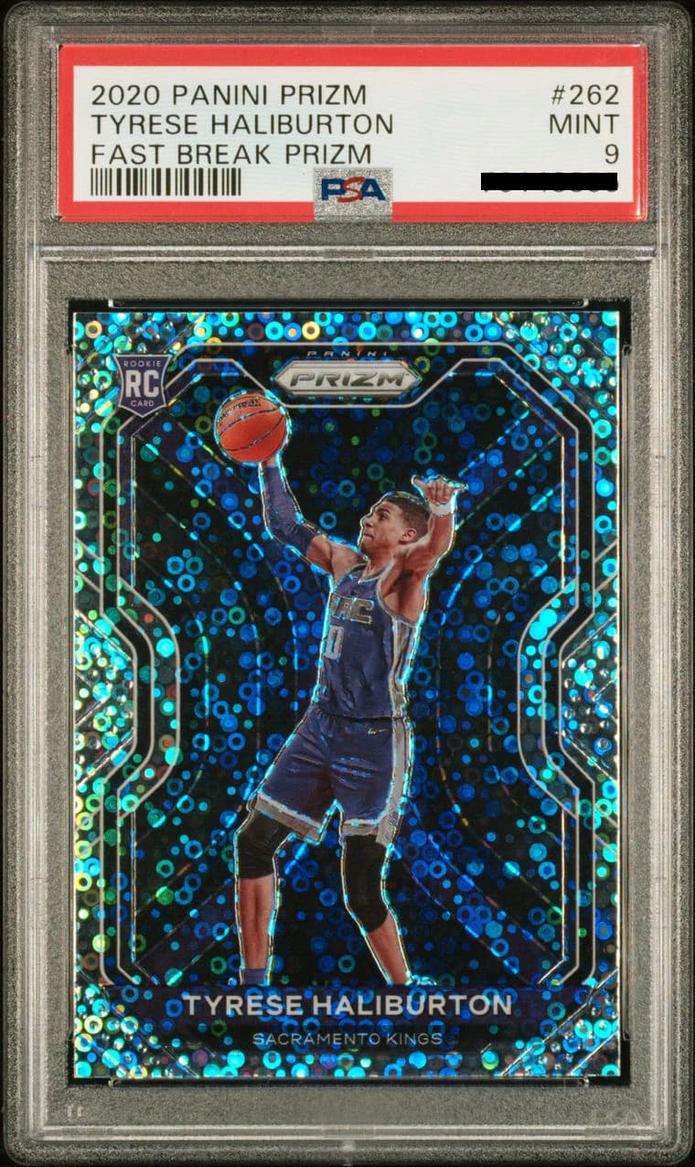 2020-21 Panini Prizm Fast Break Tyrese Haliburton #262 example