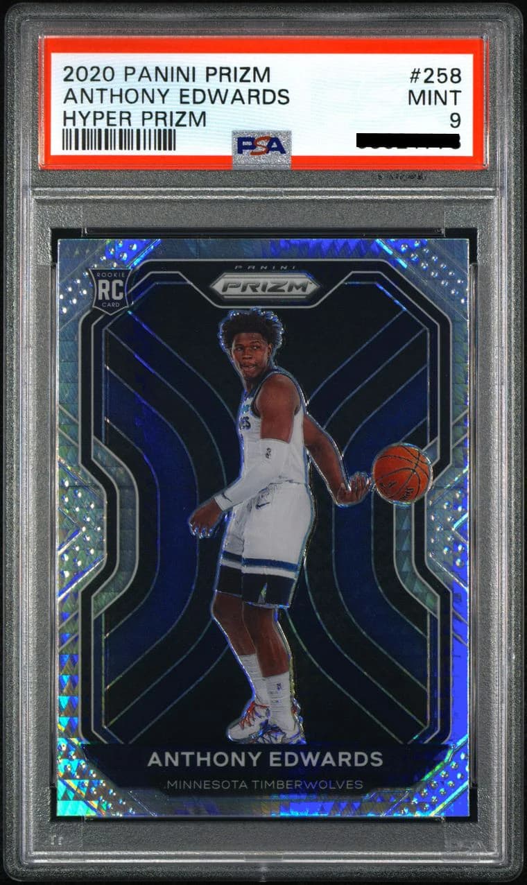 2020-21 Panini Prizm Hyper Anthony Edwards #258 example