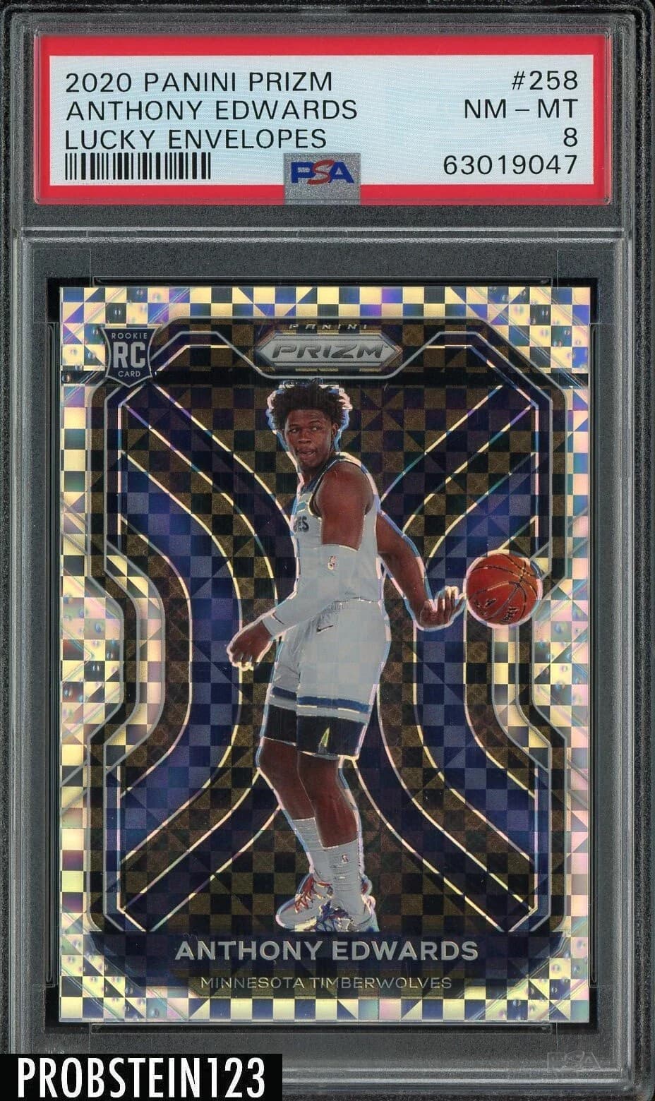 2020-21 Panini Prizm Lucky Envelopes /8 LaMelo Ball #278 example