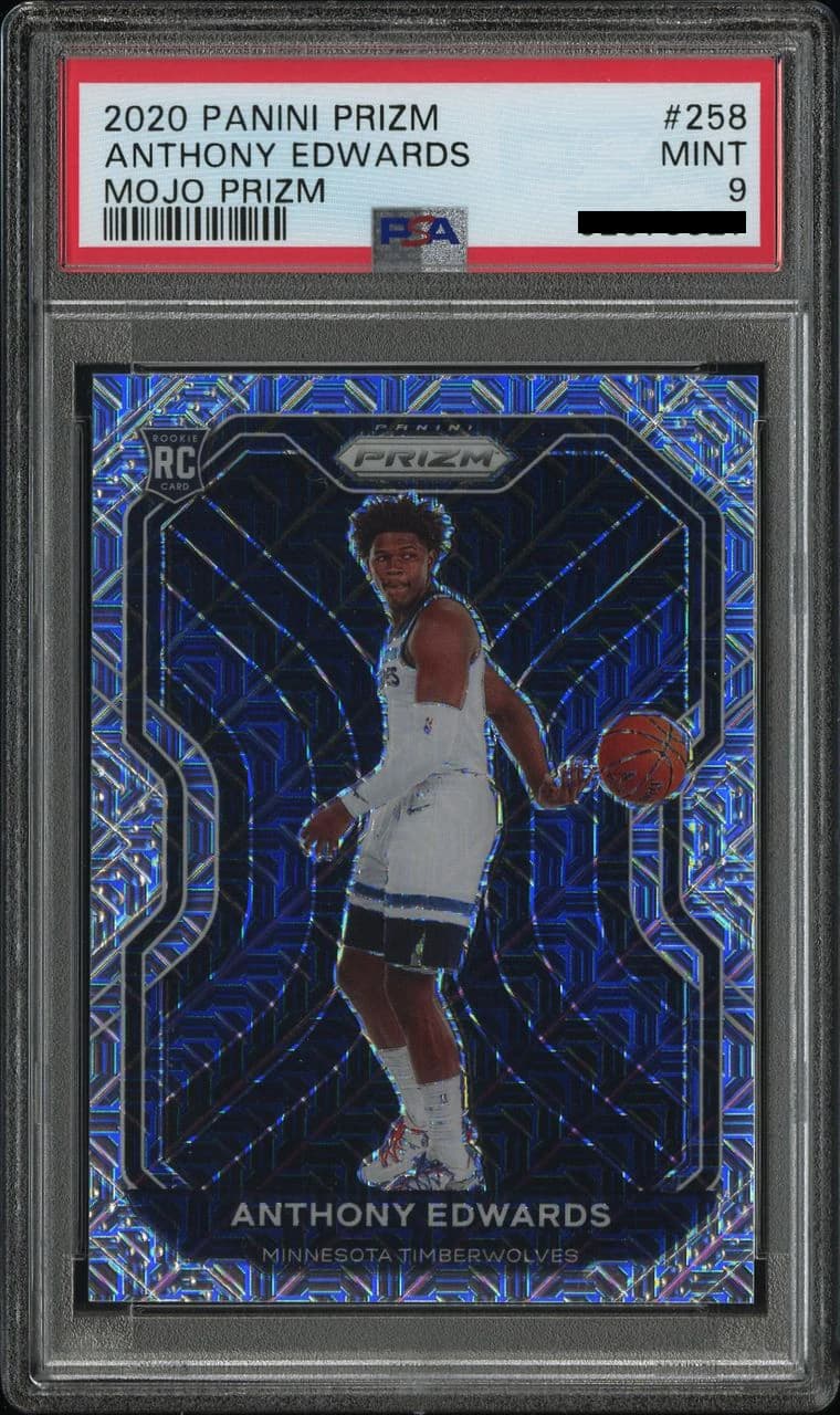 2020-21 Panini Prizm Mojo /25 Anthony Edwards #258 example