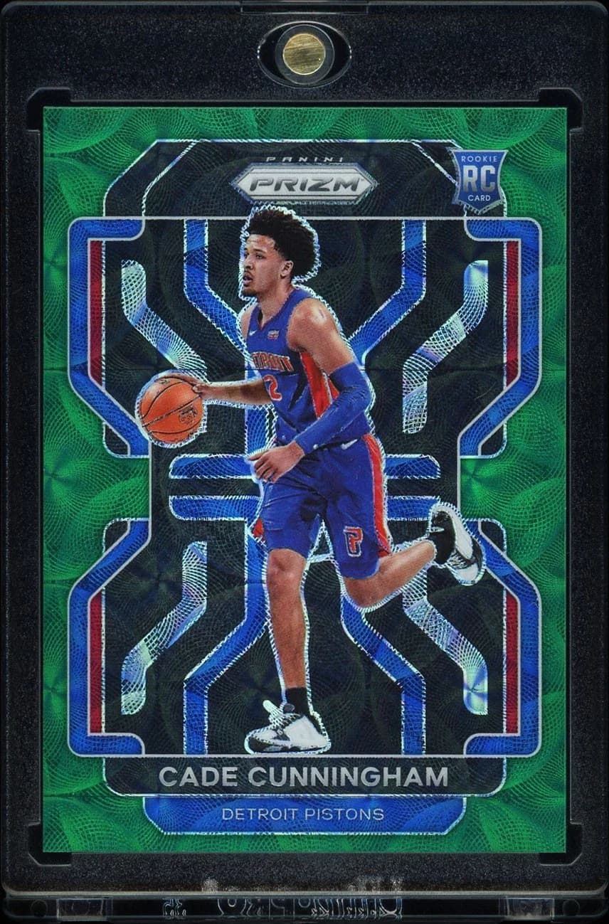 2021-22 Panini Prizm Choice Green /8 Cade Cunningham #282 example