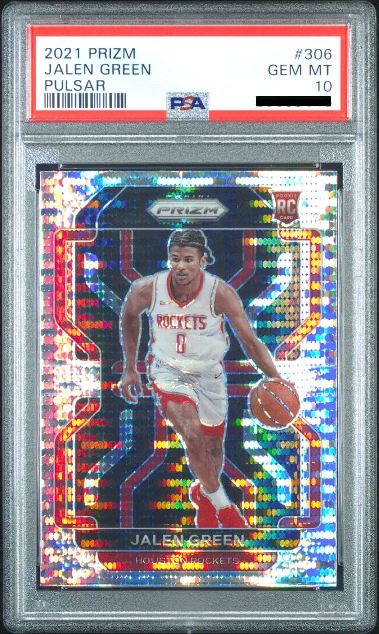 2021-22 Panini Prizm Pulsar Jalen Green #306 example