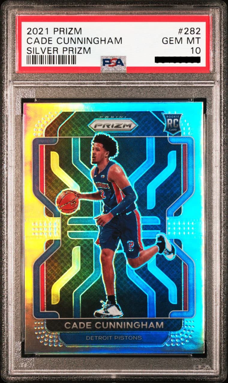 2021-22 Panini Prizm Silver Cade Cunningham #282 example