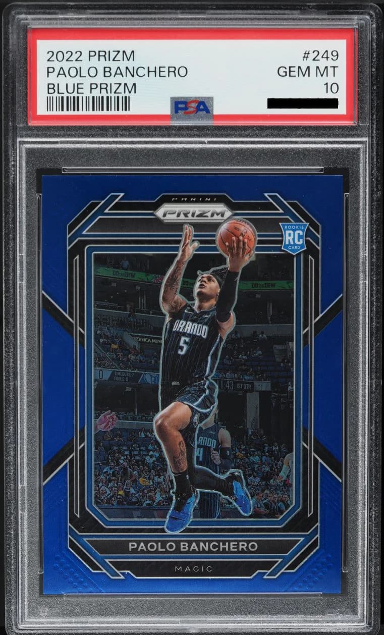 2022-23 Panini Prizm Blue /199 Paolo Banchero #249 example