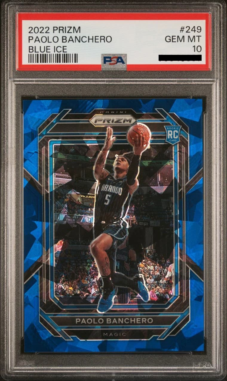 2022-23 Panini Prizm Blue Ice /125 Paolo Banchero #249 example