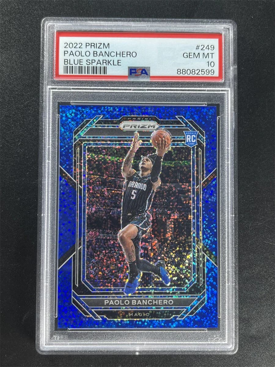2022-23 Panini Prizm Blue Sparkle /144 Paolo Banchero #249 example