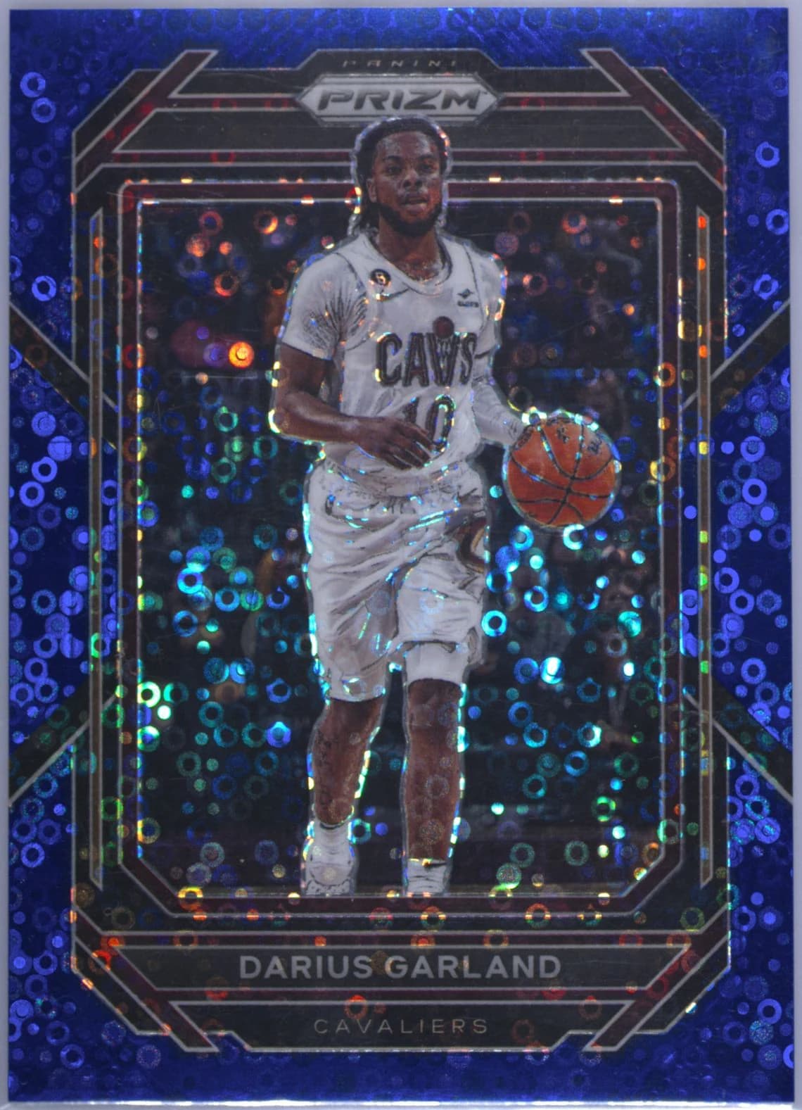 2022-23 Panini Prizm Fast Break Blue /150 Darius Garland #75 example