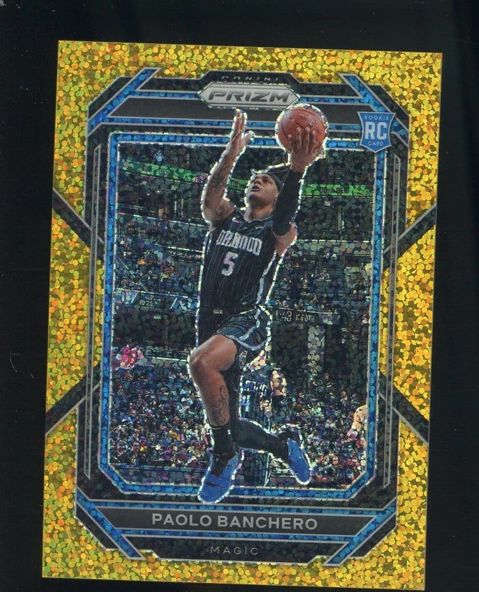 2022-23 Panini Prizm Gold Sparkle /24 Paolo Banchero #249 example