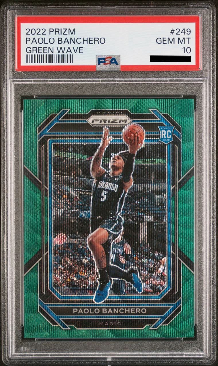 2022-23 Panini Prizm Green Wave Paolo Banchero #249 example