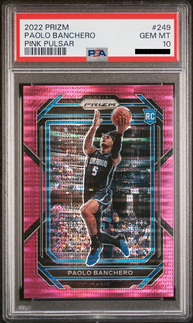 2022-23 Panini Prizm Pink Pulsar /42 Paolo Banchero #249 example