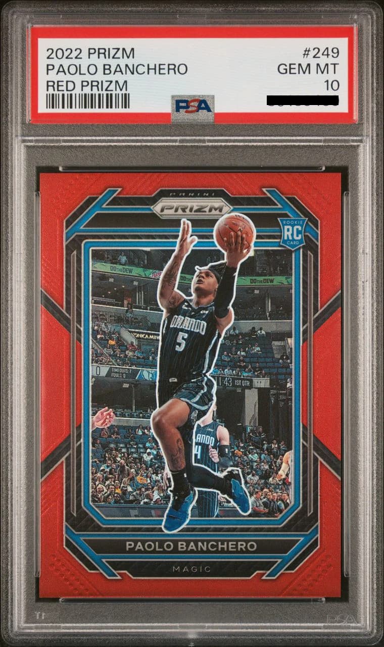 2022-23 Panini Prizm Red /299 Paolo Banchero #249 example