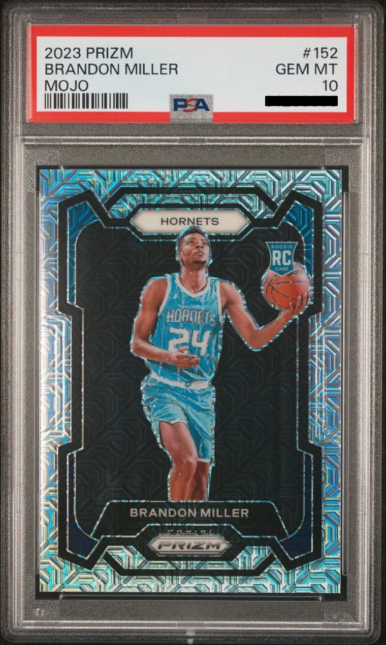 2023-24 Panini Prizm Mojo /25 Brandon Miller #152 example