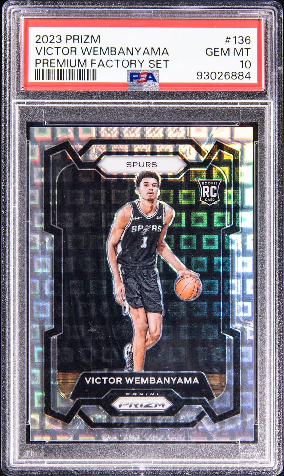 2023-24 Panini Prizm Premium Factory Set /150 Victor Wembanyama #136 example