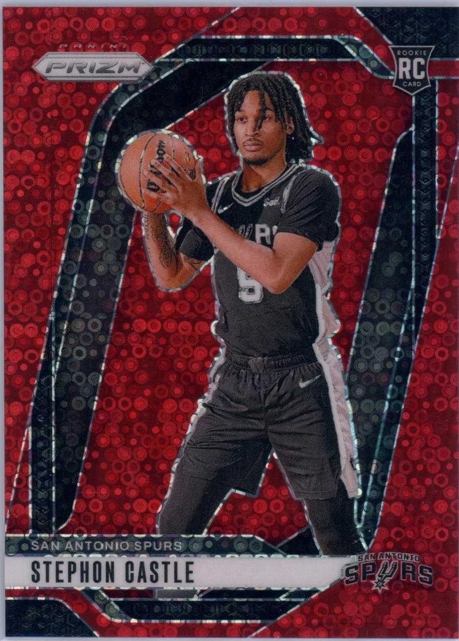 Stephon Castle 2024-25 Panini Prizm Fast Break Red /100 #234 example